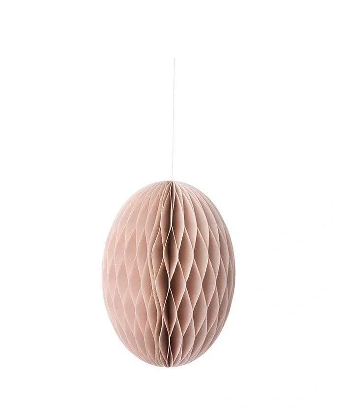 Bungalow - Osterei aus Papier XXL • Powder - ROSA ECK