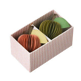 Bungalow - Papier - Ornament Apfel (2er - Set) • Ivy/Cerise - ROSA ECK