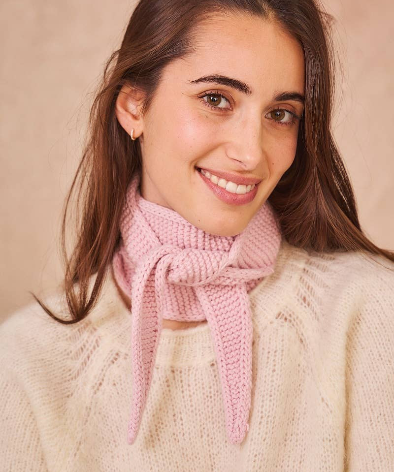 Calie Paris - Kleiner Sophie - Schal • Helles Rosa - Schal - ROSA ECK Concept Store