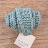 Calie Paris - Kleiner Strickschal Mint - Schal - ROSA ECK