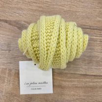 Calie Paris - Kleiner Strickschal • Zitronengelb - ROSA ECK