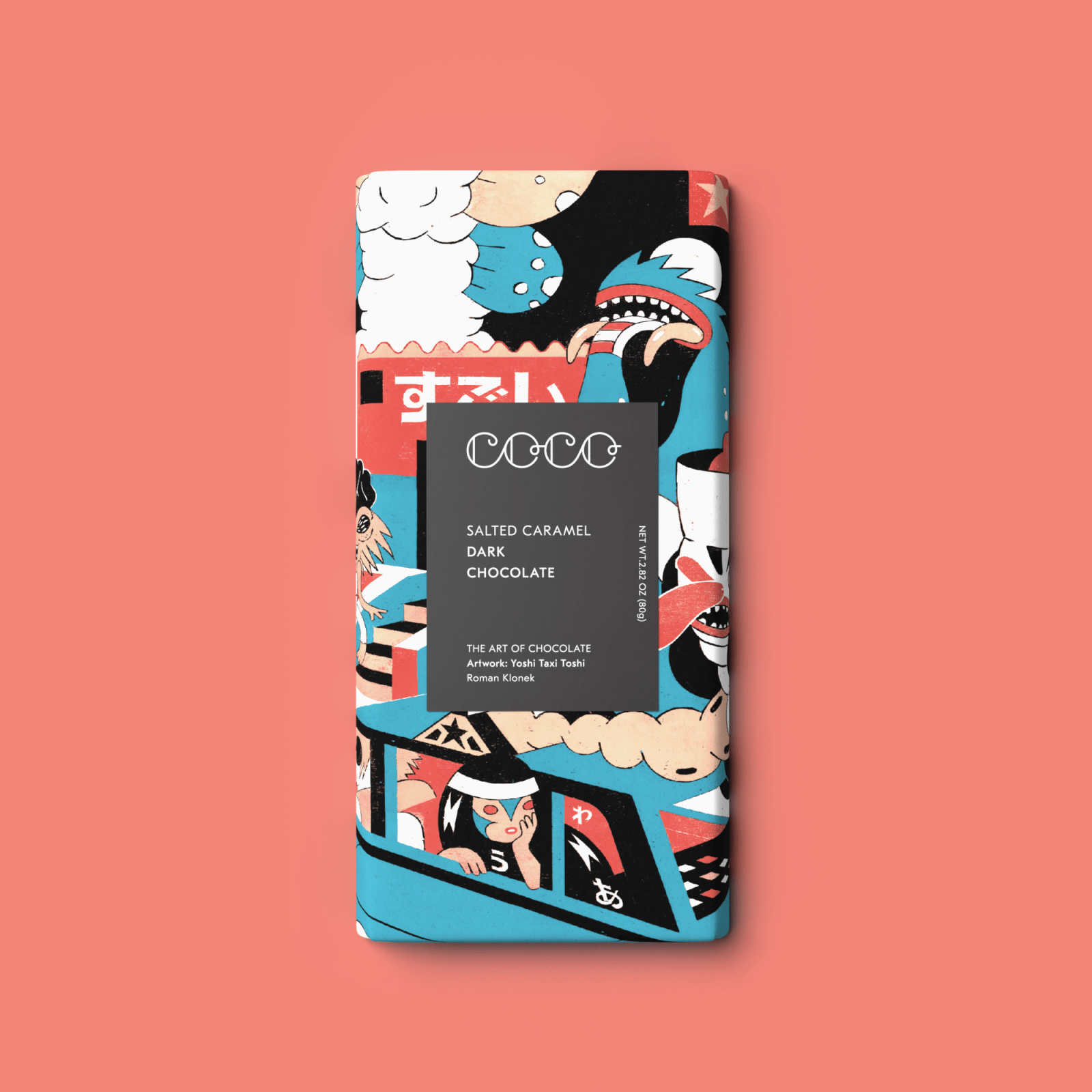 COCO Chocolatier - Dunkle Schokolade • Gesalzenes Karamell - Schokolade - ROSA ECK