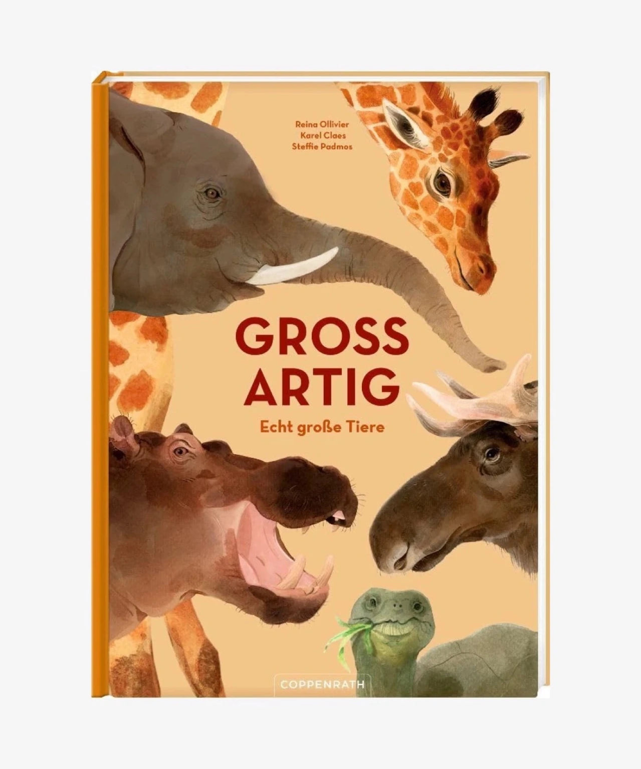 Coppenrath Verlag - GROSSARTIG – ECHT GROSSE TIERE Kinderbuch - ROSA ECK