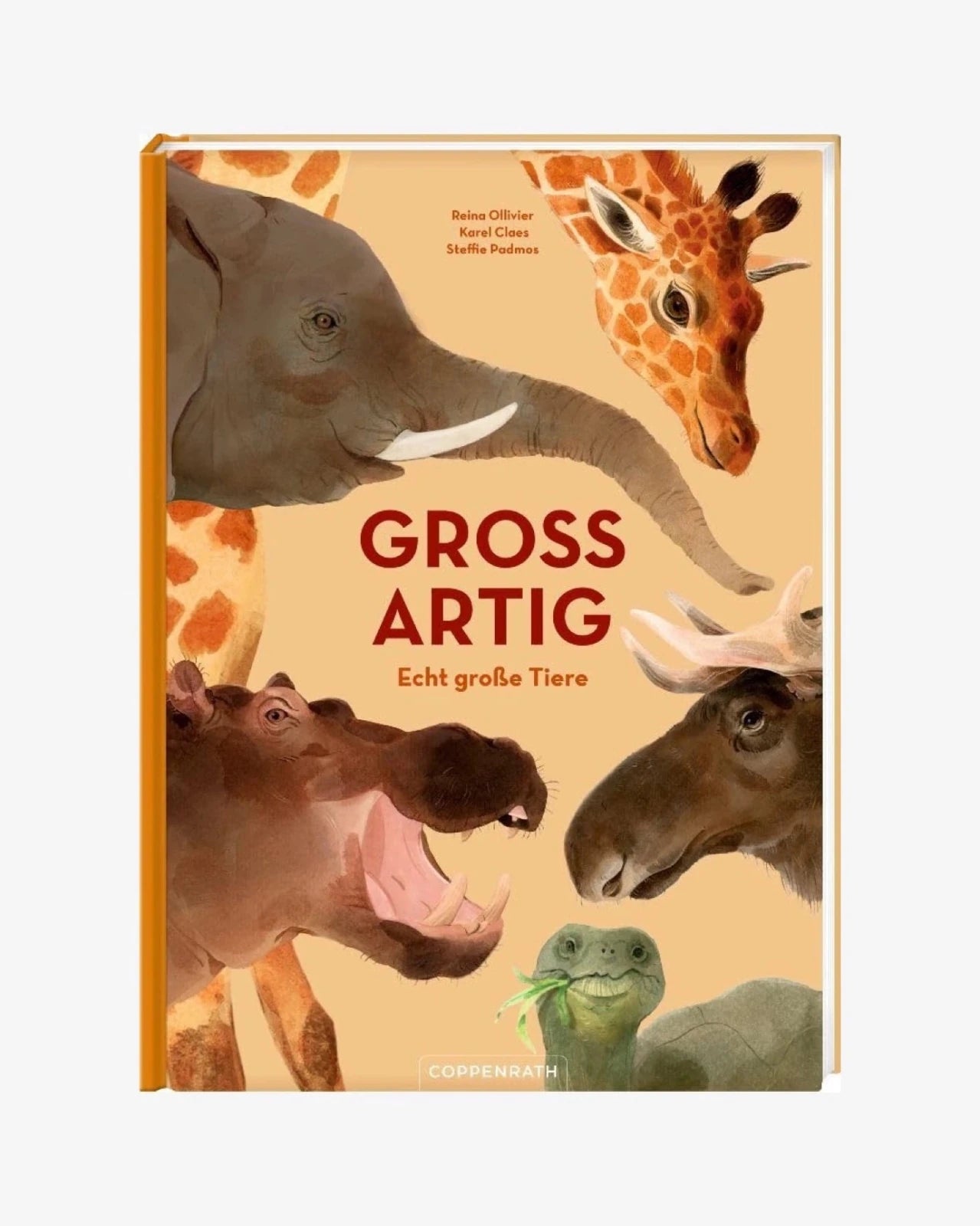 Coppenrath Verlag - GROSSARTIG – ECHT GROSSE TIERE Kinderbuch - ROSA ECK