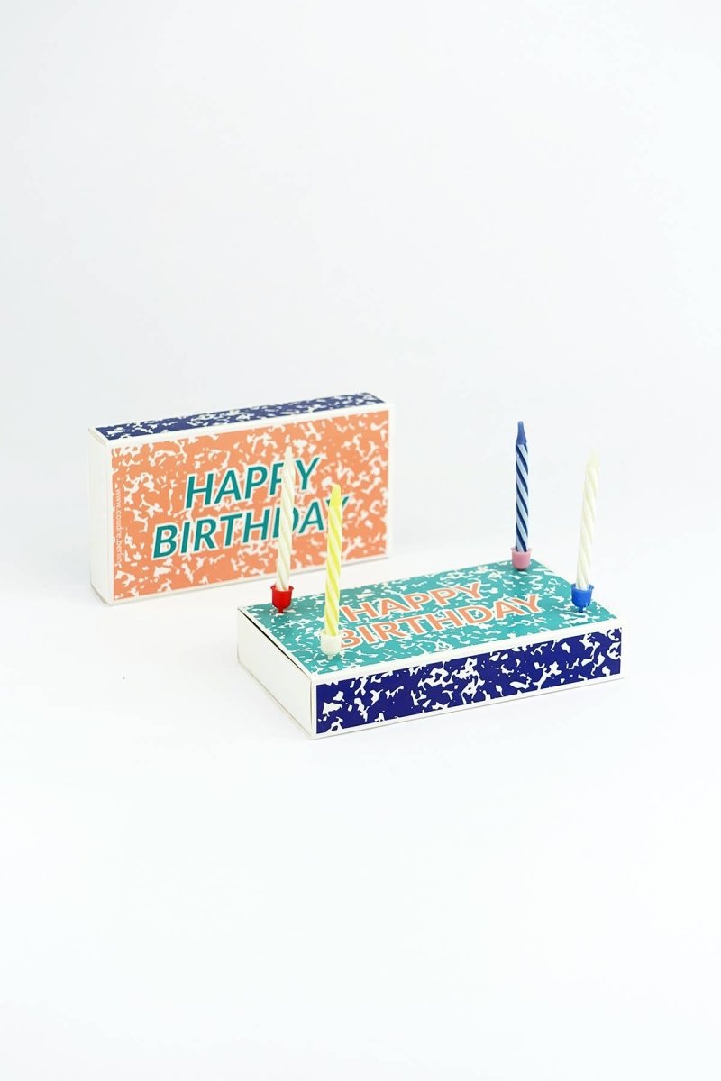 Coudre Berlin - HAPPY BIRTHDAY Streichhölzer - ROSA ECK - 6 - 7 €, Bunt,