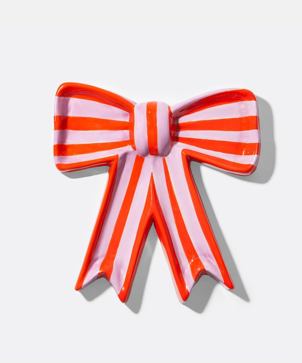 DOIY - BOW Schmucktablett - ROSA ECK - Rosa, Rot, Schleife