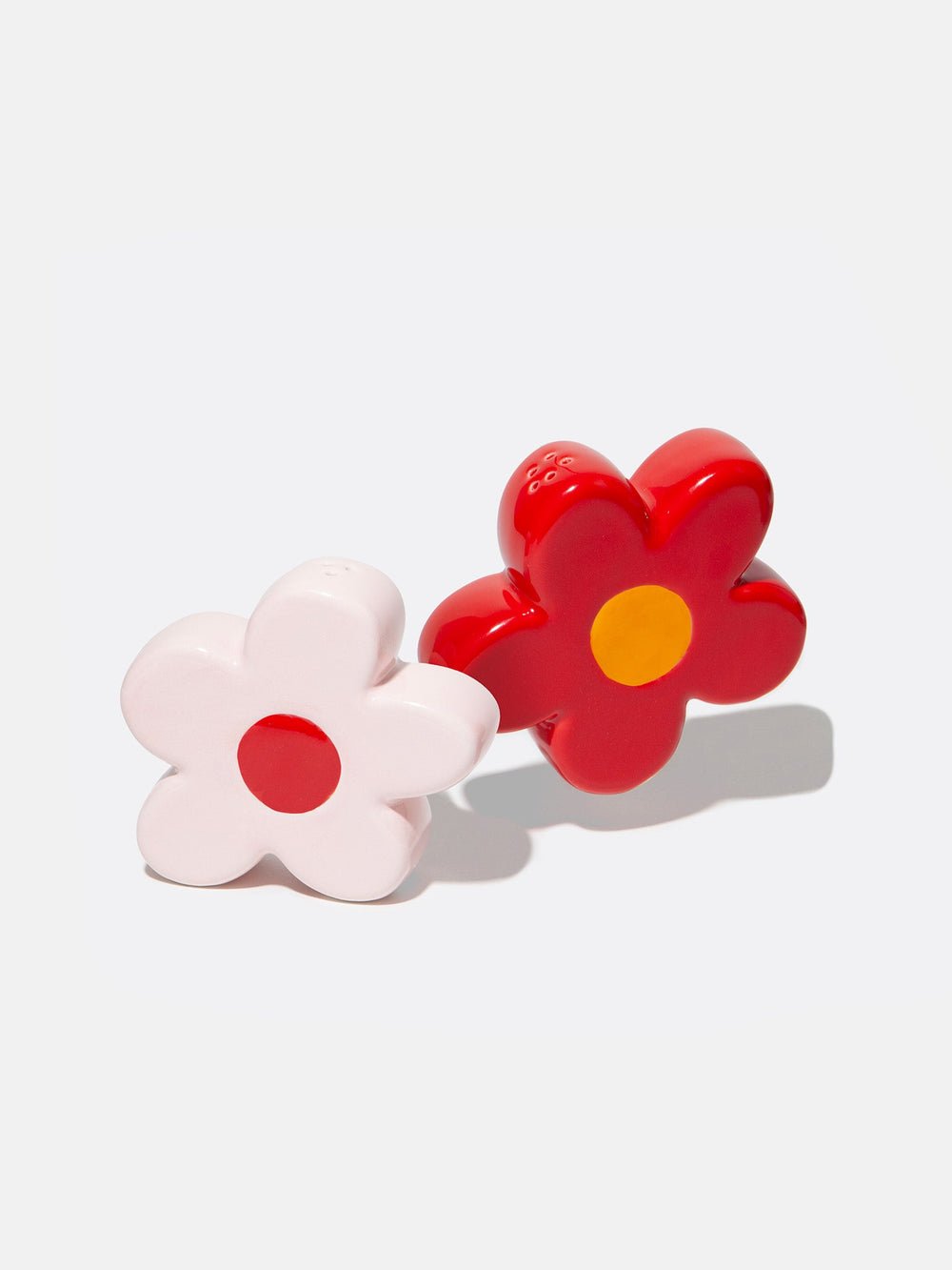 DOIY - DAISY Salz - und Pfefferstreuer - ROSA ECK - Blume, Rosa, Rot