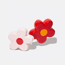 DOIY - DAISY Salz - und Pfefferstreuer - ROSA ECK - Blume, Rosa, Rot