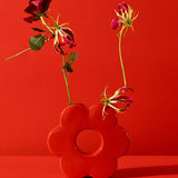 DOIY - DAISY Vase | Red - ROSA ECK - Blume, Rosa,