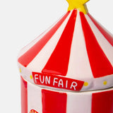 DOIY - FUNFAIR Aufbewahrungsbox Zirkuszelt - Dose - ROSA ECK