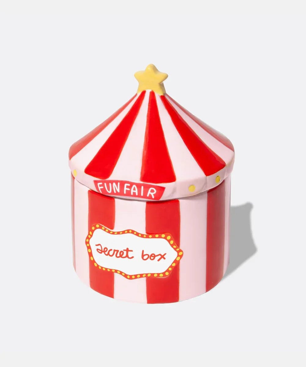 DOIY - FUNFAIR Aufbewahrungsbox Zirkuszelt - Dose - ROSA ECK