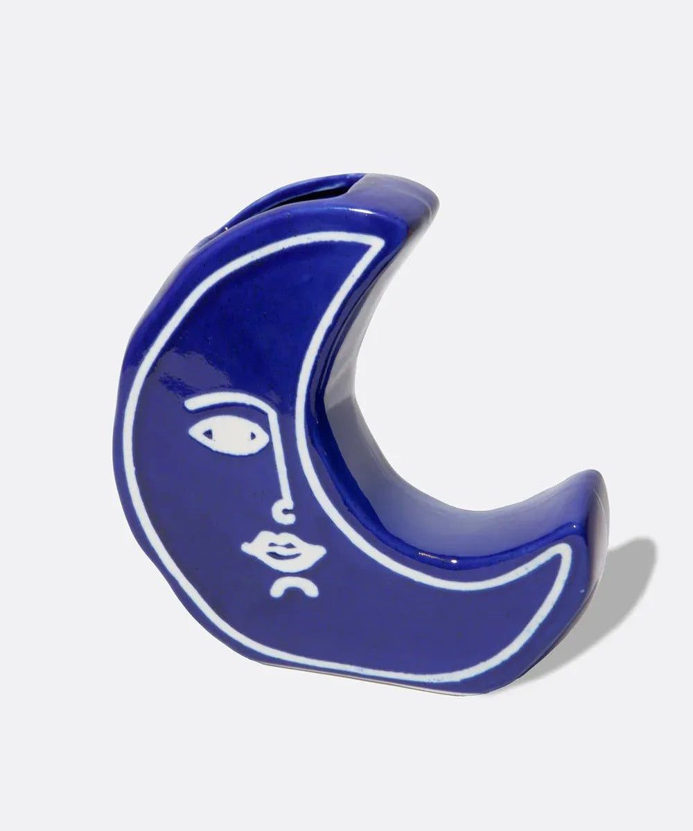 DOIY - MOON Vase | Blue - ROSA ECK Concept Store