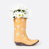 DOIY - RODEO BOOT Vase (L) • Yellow - Vase - ROSA ECK Concept Store