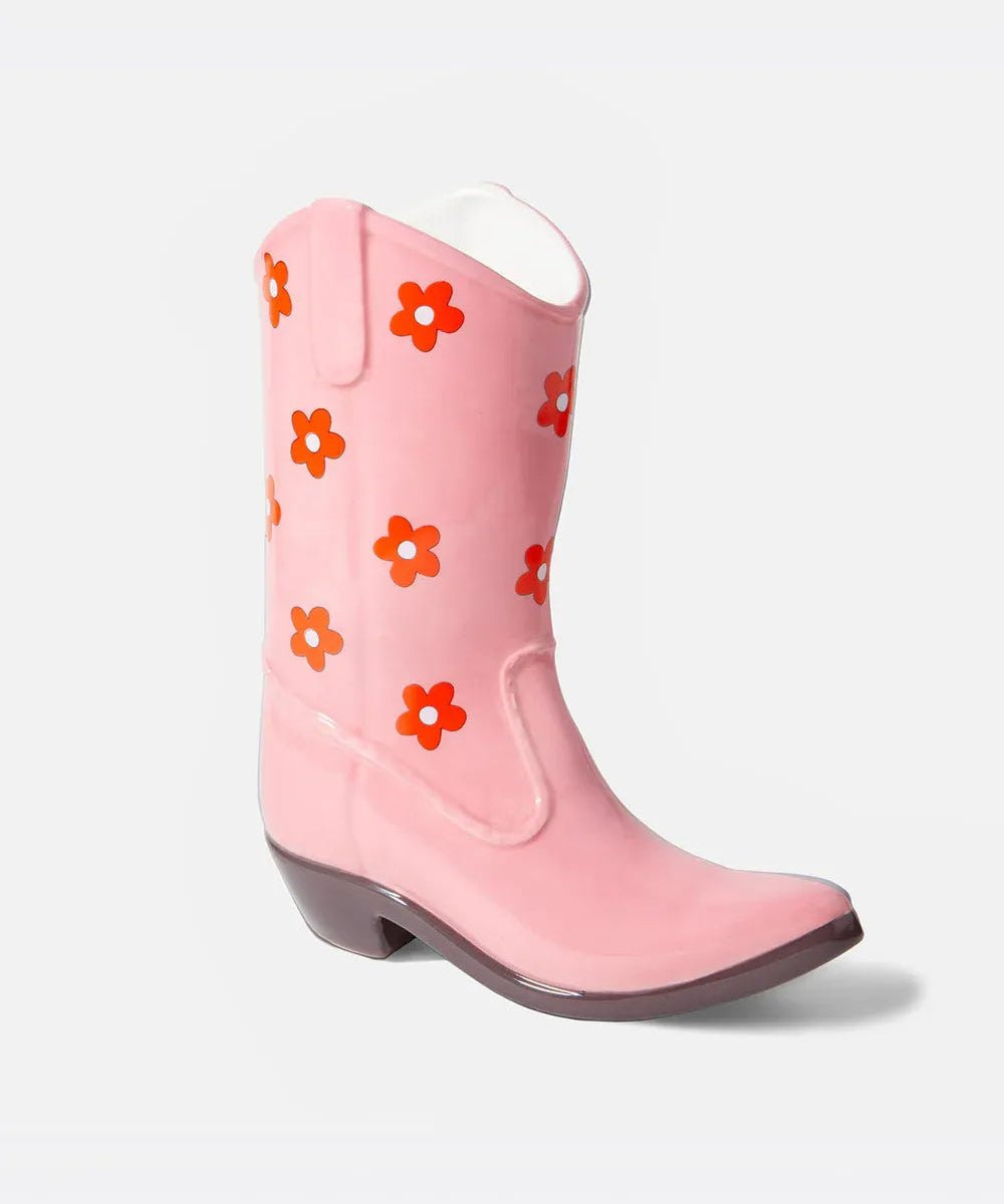 DOIY - RODEO COWBOY BOOT Vase | Pink - ROSA ECK Concept Store