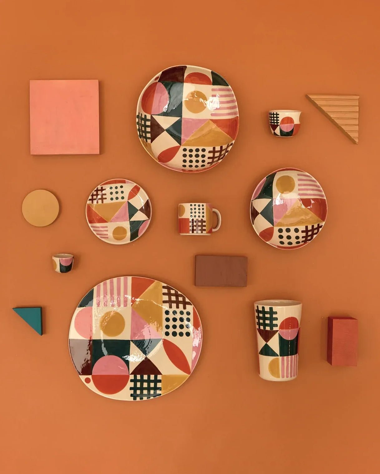 Donna Wilson - GLYPHA Espressotasse/Dippschale - Espressotasse - ROSA ECK