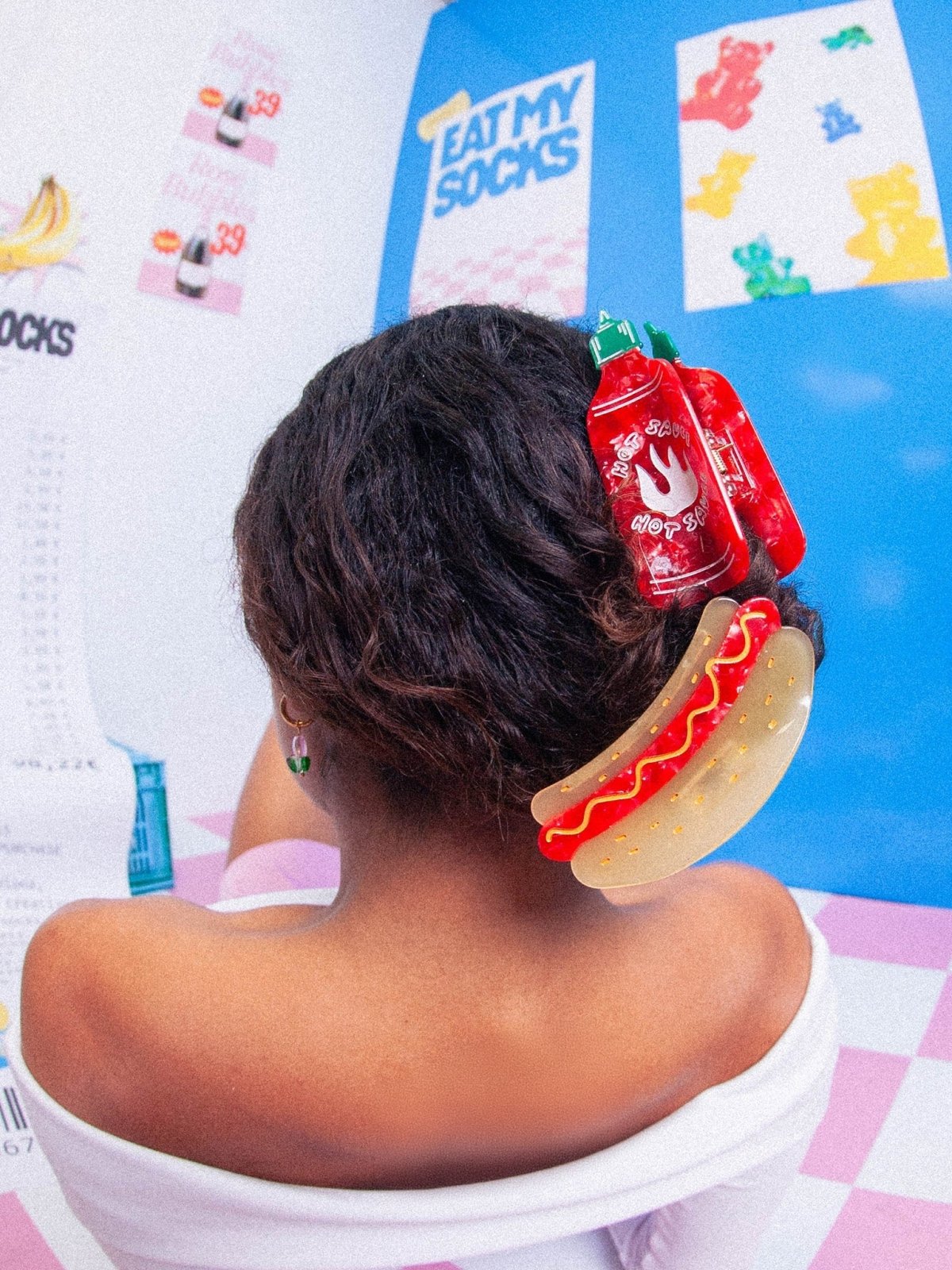 SRIRACHA Haarklammer im Ambiente