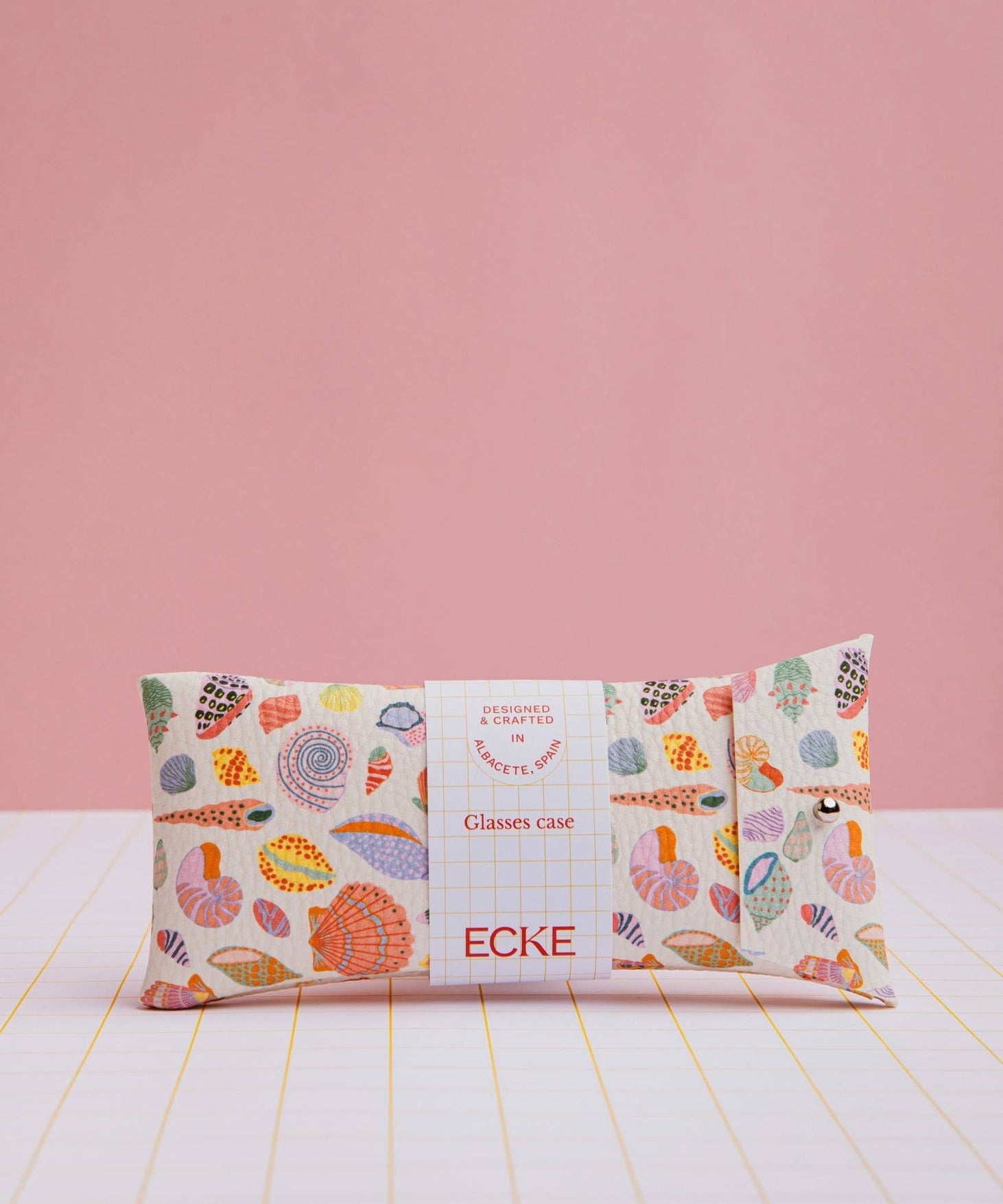 ECKE - Brillenetui • Muscheln Beige - ROSA ECK