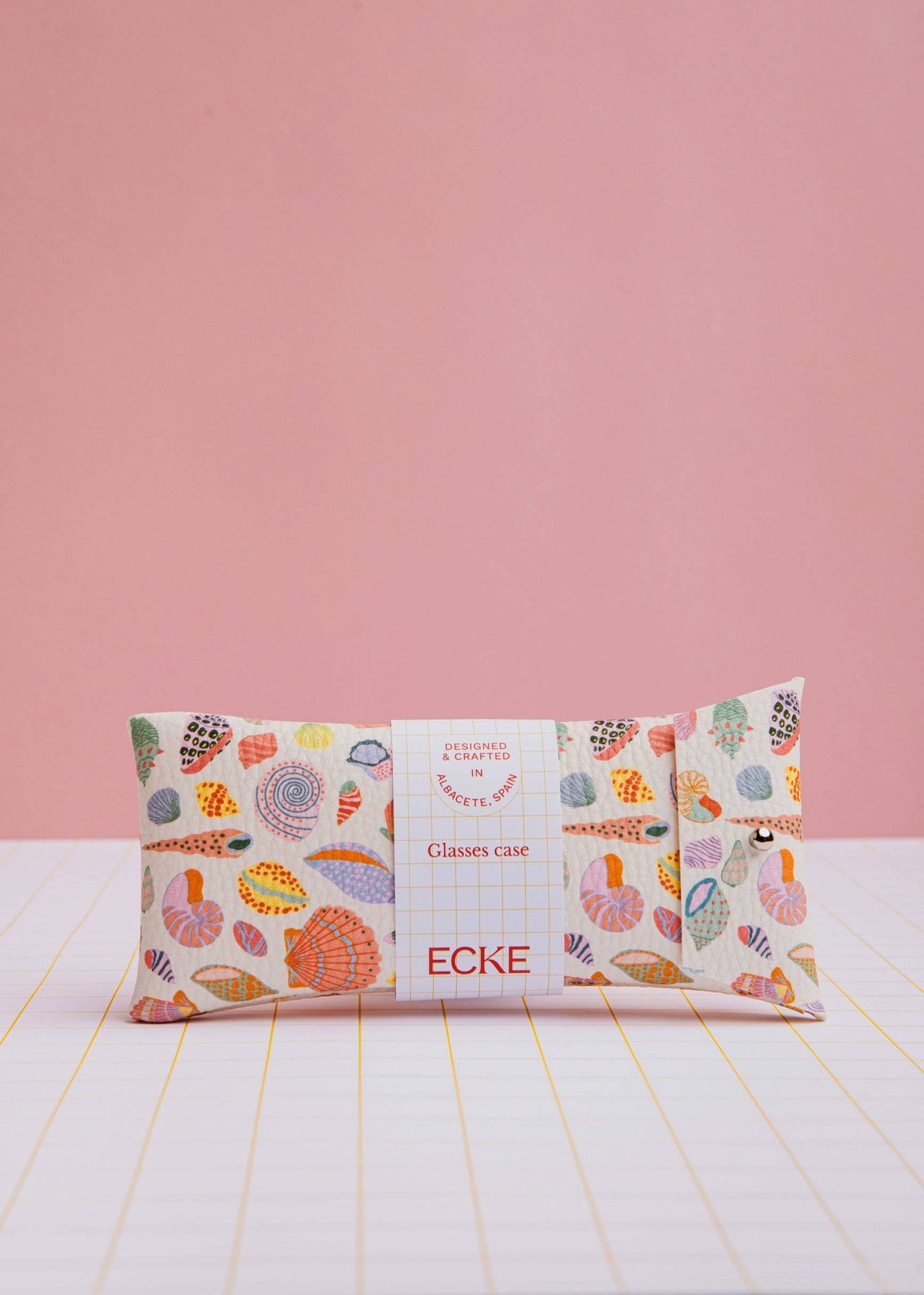 ECKE - Brillenetui • Muscheln Beige - ROSA ECK