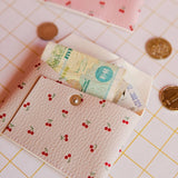 ECKE - CEREZAS Mini Geldbeutel | Klick | Kirschen Rosa - ROSA ECK - Kirschen, Pink, Rosa