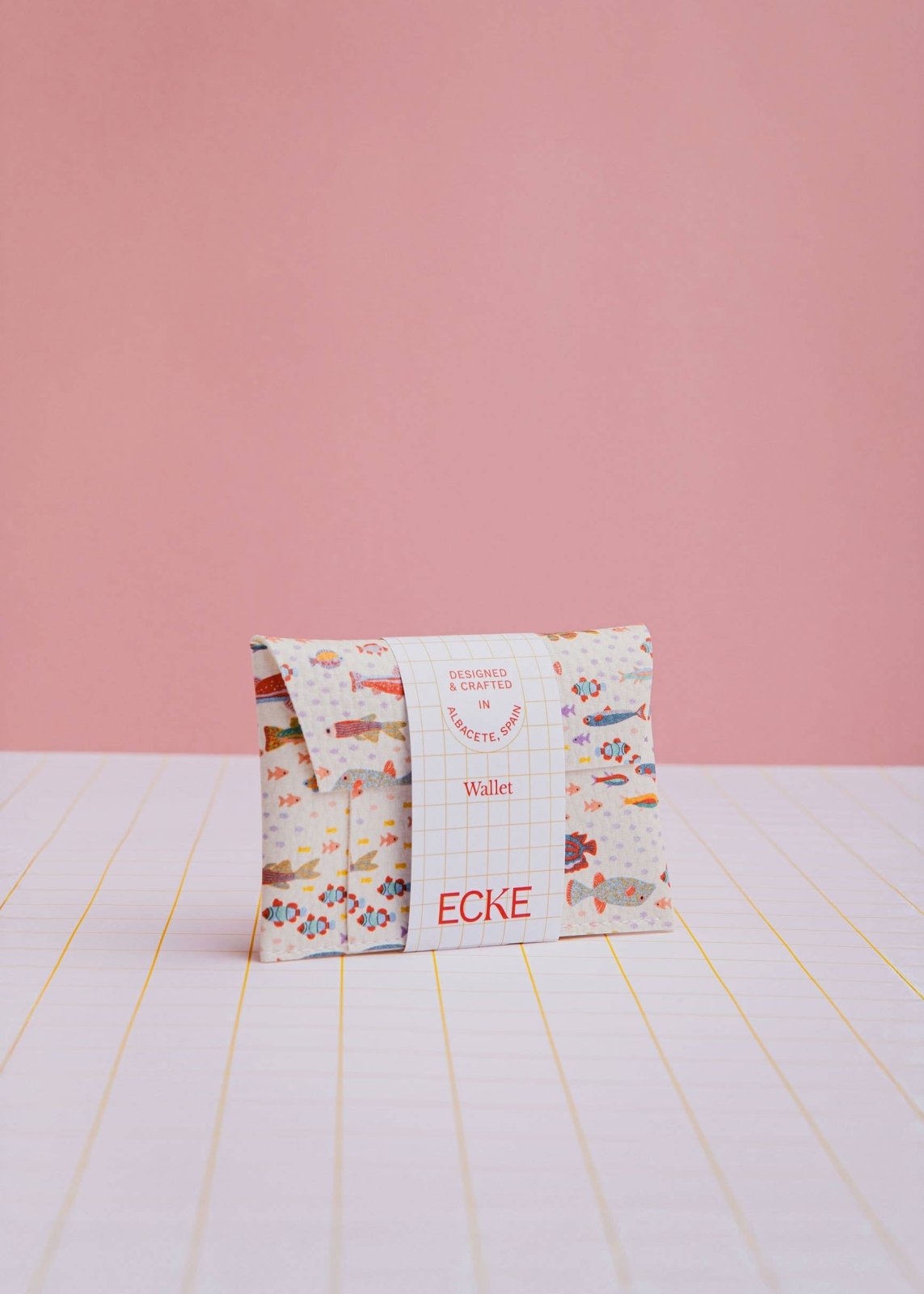 ECKE - Geldbeutel • Fische Beige - Geldbeutel - ROSA ECK