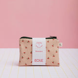 ECKE - Geldbeutel mit Zipper • Kirschen Nude - ROSA ECK