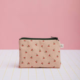 ECKE - Geldbeutel mit Zipper • Kirschen Nude - ROSA ECK