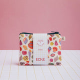 ECKE - Geldbeutel mit Zipper • Muscheln Beige - ROSA ECK