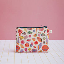ECKE - Geldbeutel mit Zipper • Muscheln Beige - ROSA ECK