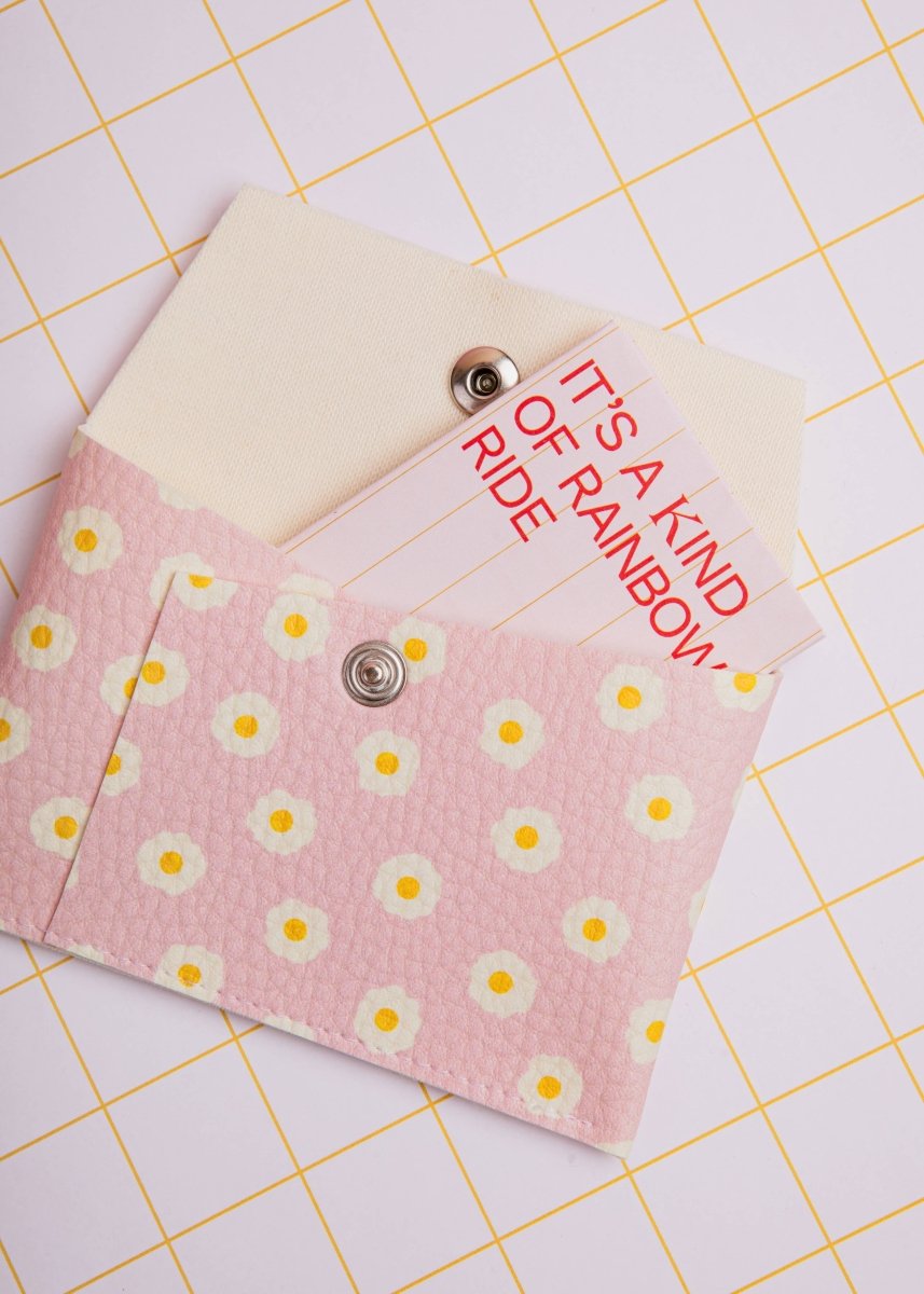 ECKE - HUEVOS Mini - Geldbeutel | Klick | Spiegeleier Pink - ROSA ECK - Ei, Rosa, Spiegelei