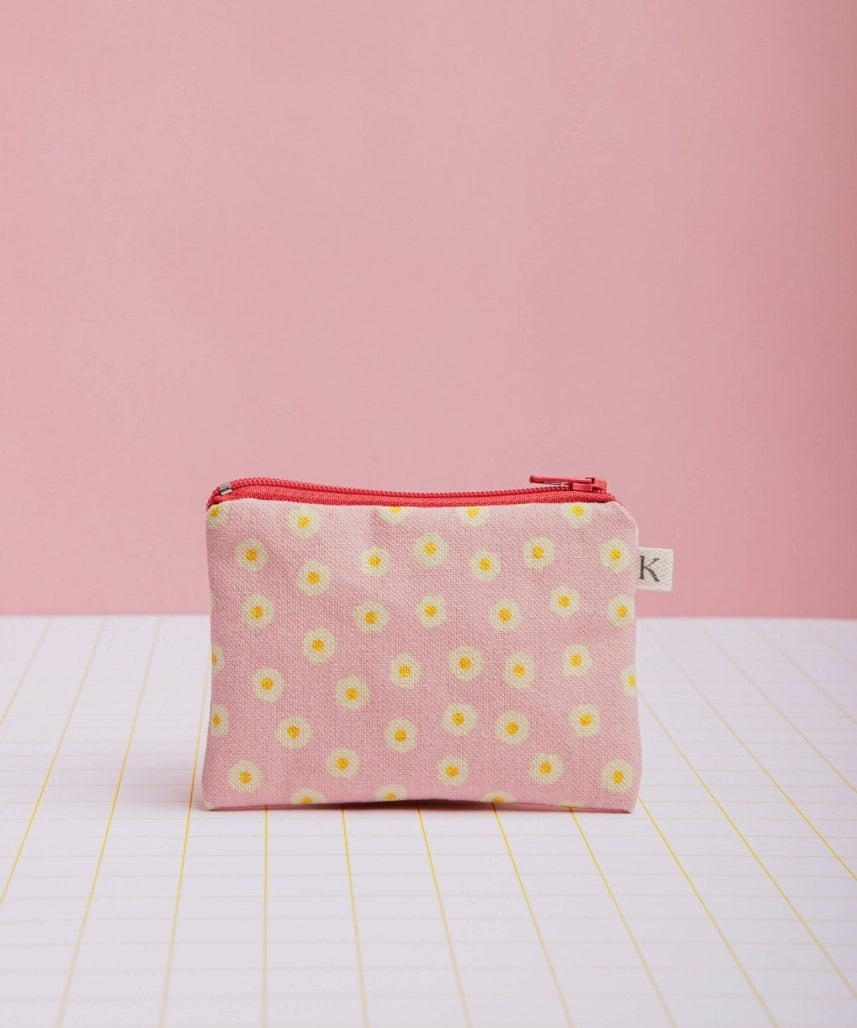 ECKE - HUEVOS Mini Geldbeutel | Zipp | Spiegeleier Rosa - ROSA ECK - Eier, Pink, Rosa