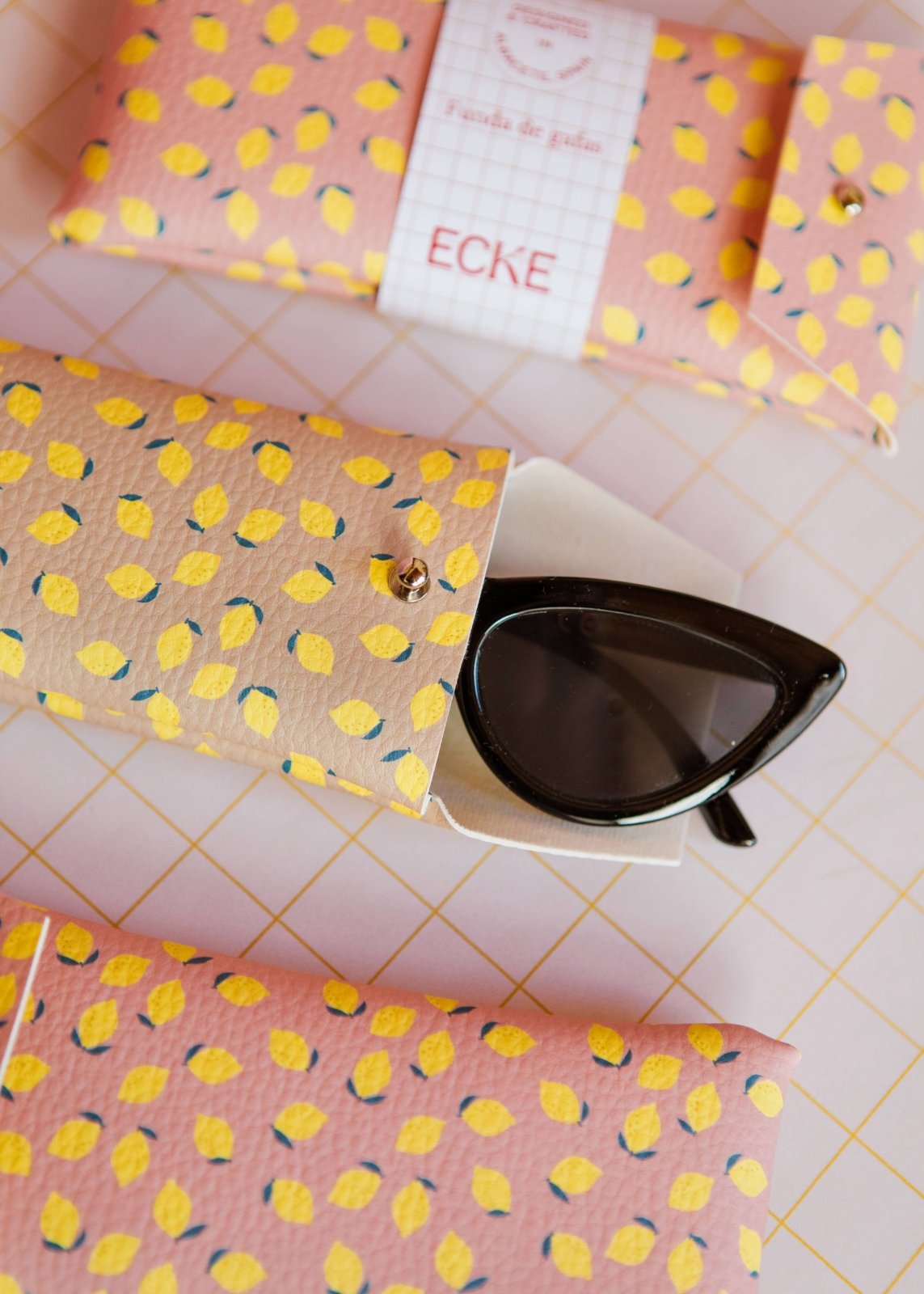 ECKE - LIMONES Brillen - Etui • Zitronen - Nude - Brillen - Etui - ROSA ECK Concept Store