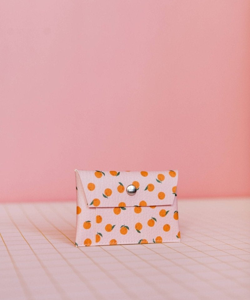 ECKE - NARANJAS Mini Geldbeutel | Klick | Orangen Rosa - ROSA ECK - Orangen, ,