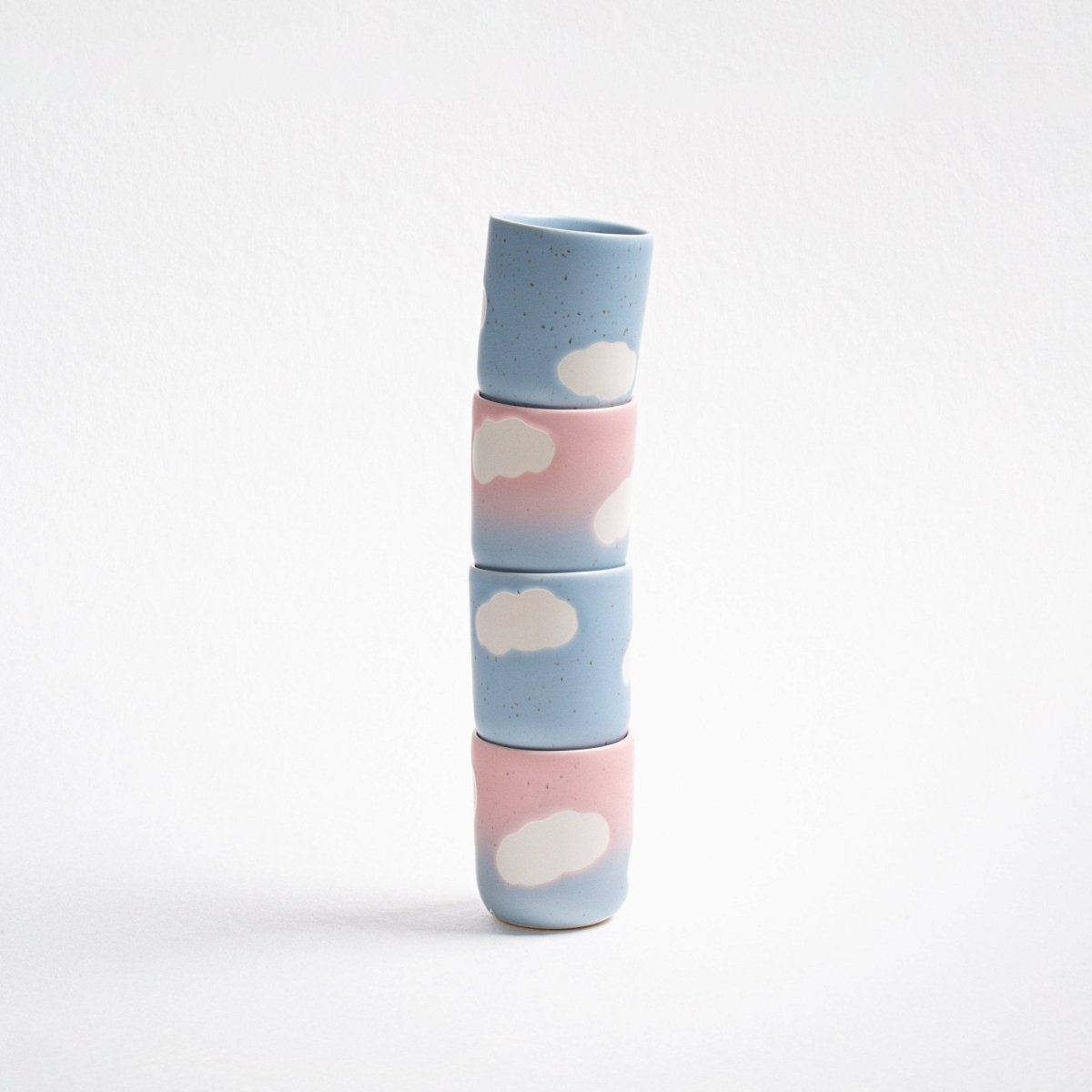 Egg Back Home - CLOUD Espressotasse Wolken Blau - ROSA ECK - Blau, ,
