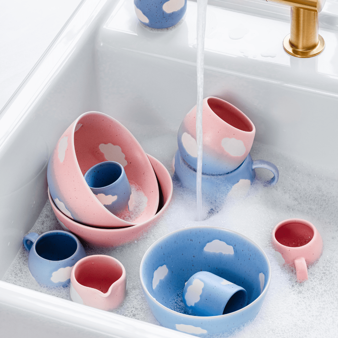 Egg Back Home - CLOUD Mittelgroßer Becher (250 ml) - ROSA ECK - , ,