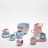 Egg Back Home - CLOUD SUNSET Mittelgroßer Becher (250 ml) - ROSA ECK - Blau, Rosa, Wolke