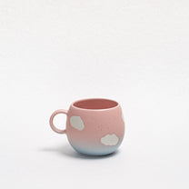 Egg Back Home - CLOUD SUNSET Tasse (500 ml) - ROSA ECK - Blau, Rosa,