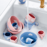 Egg Back Home - CLOUD Tasse (500 ml) - ROSA ECK - Blau, ,