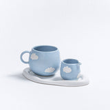Egg Back Home - CLOUD Tasse (500 ml) - ROSA ECK - Blau, ,