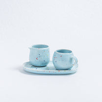 Egg Back Home - NEW PARTY Espresso - Kaffeebecher (90 ml) | Blau - ROSA ECK - Blau, ,