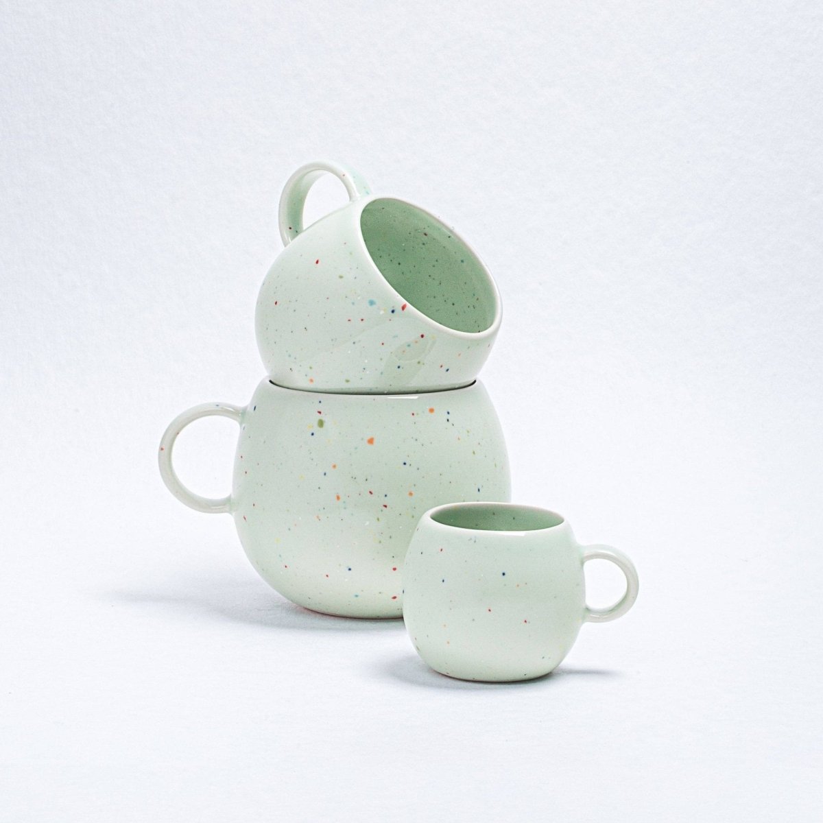 Egg Back Home - NEW PARTY Espressotasse Rund (90 ml) Grün - ROSA ECK - Grün, ,