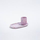 Egg Back Home - NEW PARTY Espressotasse/Eierbecher (Ø 5 cm) Gelb - ROSA ECK - Gelb, ,