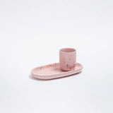 Egg Back Home - NEW PARTY Espressotasse/Eierbecher (Ø 5 cm) Weiß - ROSA ECK - Weiß, ,