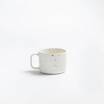 Egg Back Home - NEW PARTY Große Tasse (450 ml) | Weiß - ROSA ECK - , ,