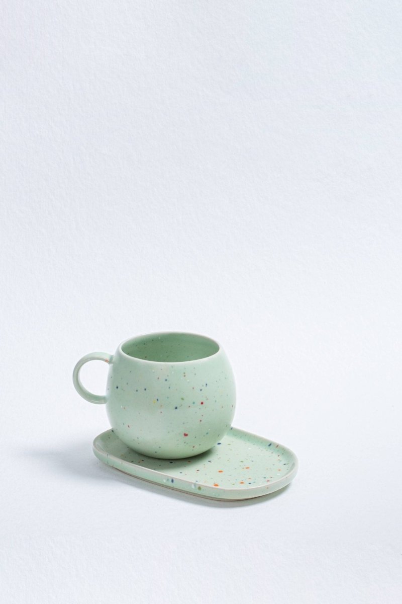Egg Back Home - NEW PARTY Tasse (500 ml) Grün - ROSA ECK - Grün, ,