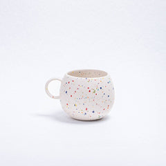 Egg Back Home - NEW PARTY Tasse (500 ml) Weiß - ROSA ECK - Weiß, ,