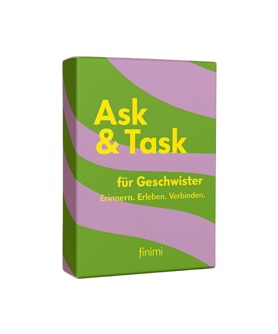 finimi - ASK & TASK Fragespiel • Für Geschwister - ROSA ECK Concept Store