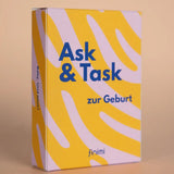 finimi - ASK & TASK Kartenset zur Geburt - Fragespiel - ROSA ECK Concept Store
