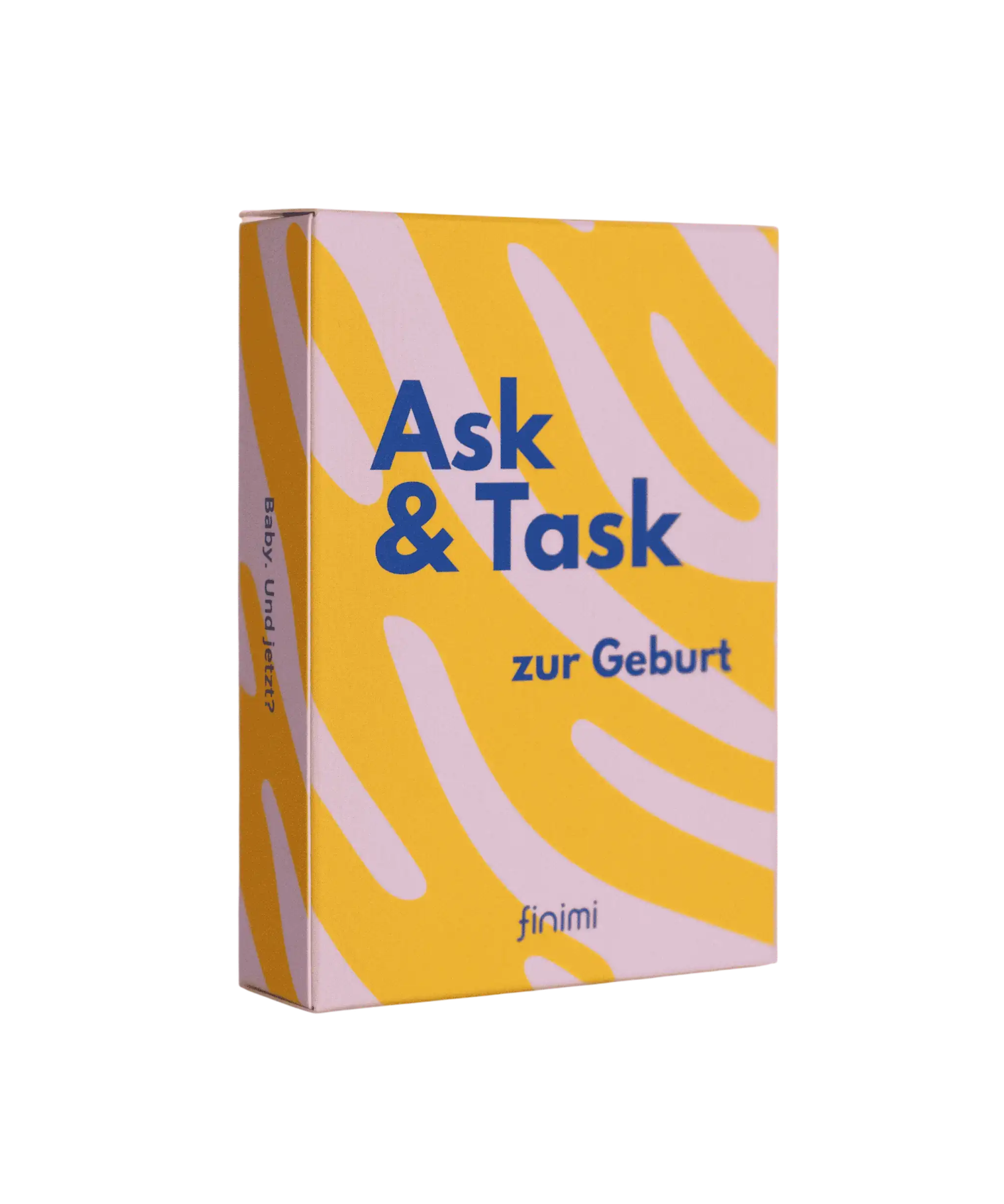 finimi - ASK & TASK Kartenset zur Geburt - Fragespiel - ROSA ECK Concept Store