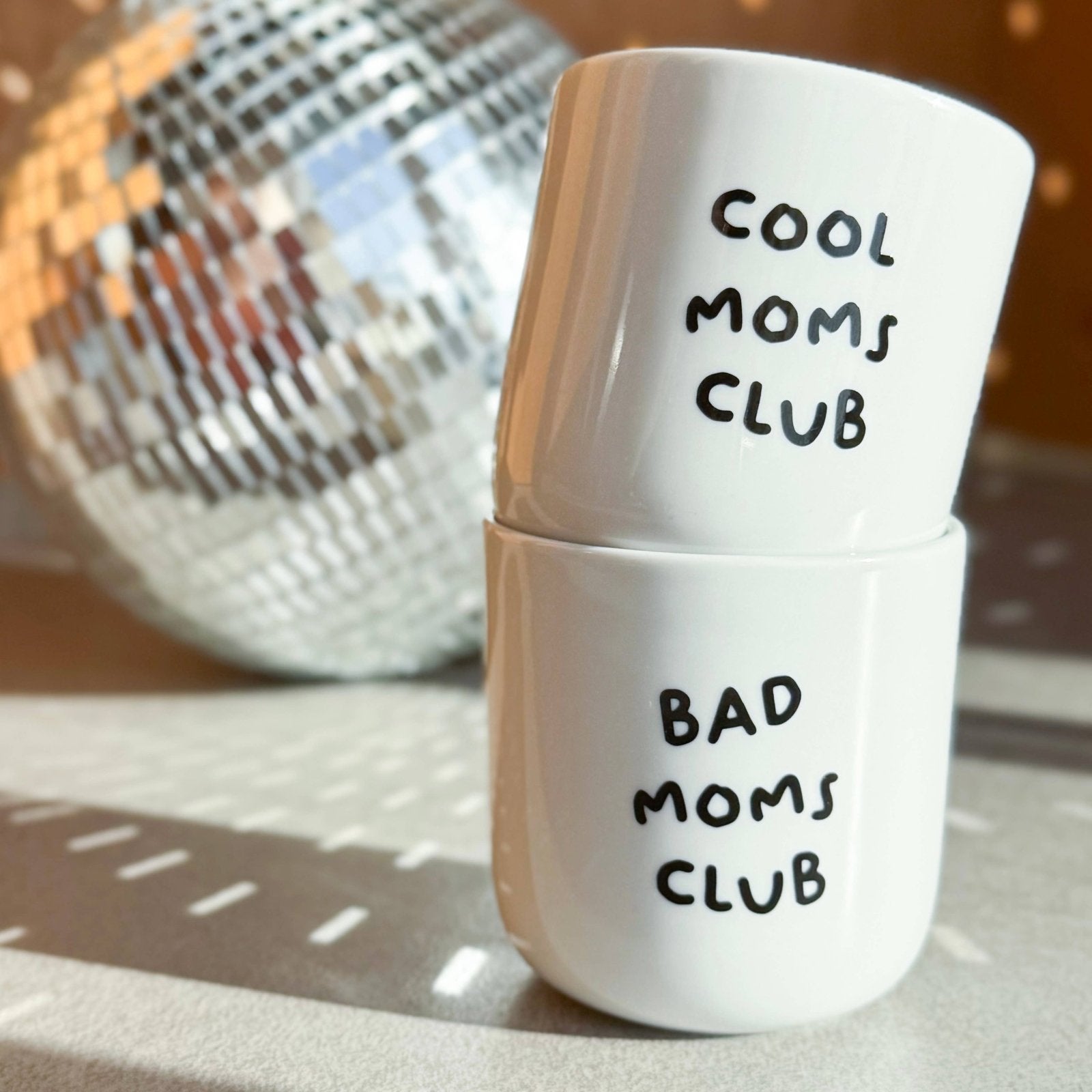 Frau Hansen - Becher Bad Moms Club - Kaffee - und Teetasse - ROSA ECK