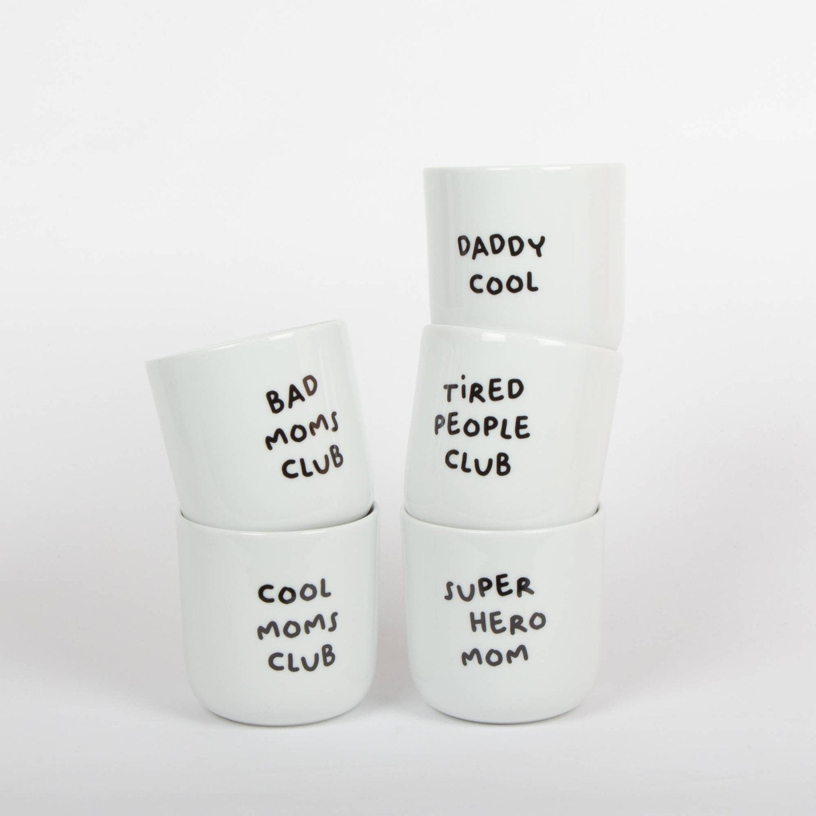 Frau Hansen - Becher Bad Moms Club - Kaffee - und Teetasse - ROSA ECK
